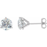 14K White Gold 2 CTW Natural Diamond Stud Earrings
