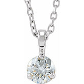 Platinum 1/4 CTW Lab-Grown Diamond 18" Necklace