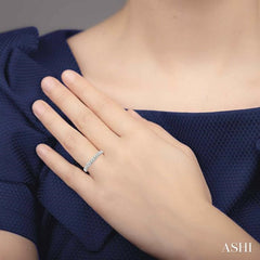 1/3 Ctw Round Diamond Matching Wedding Band in 14K White Gold