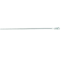 14K White Gold 1.4mm Classic Box 24 Chain with Lobster Lock