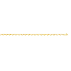 14K Yellow Gold 4.5mm Lite Anchor 20 Chain with Lobster Lock