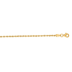 14K Yellow Gold 20 1.8mm Royal Rope Chain with Lobster Lock