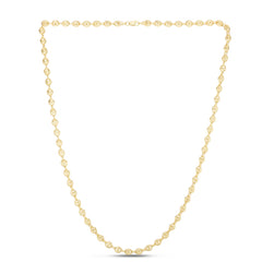 14K Yellow Gold 24 Puffed Mariner Chain