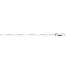Sterling Silver 1.3mm Classic Box 16 Chain with Lobster Clasp