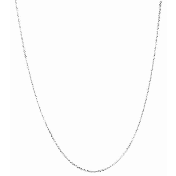 Sterling Silver 1.4mm Diamond Cut Cable 22 Chain with Lobster Clasp