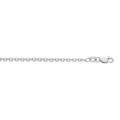 Sterling Silver 2.75mm Diamond Cut Cable 20 Chain with Lobster Clasp