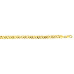 14K Yellow Gold 24 2.6mm Miami Cuban Chain with Lobster Clasp