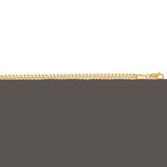 14K Yellow Gold 3.6mm Gourmette 24 Chain