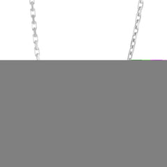 Sterling Silver 2.8mm 18 French Cable Chain with Lobster Clasp. Item is rhodium plated.