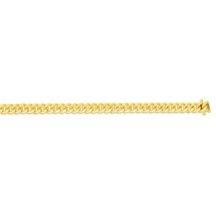 10K Yellow Gold 20 6.1mm Classic Miami Cuban Chain with Box Lock