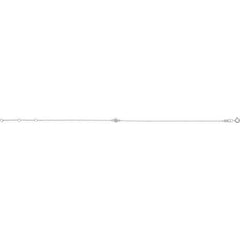 Sterling Silver Lab-Grown Diamond 6 1/2-7 1/2" Bracelet
