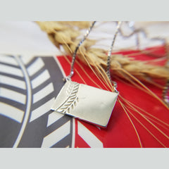 Custom sterling silver flag