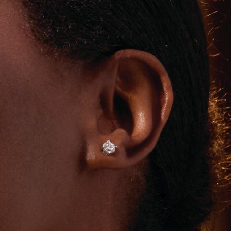 14K Yellow Gold 1/6 CTW Natural Diamond Earrings
